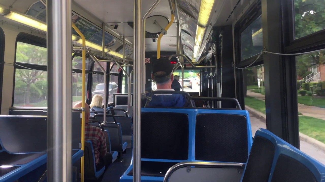 Ride On CTA 2000 Nova Bus LFS 6747 on Rt 68 Northwest Hwy from Jeff. Pk Blue Line To Pk Ridge Metra