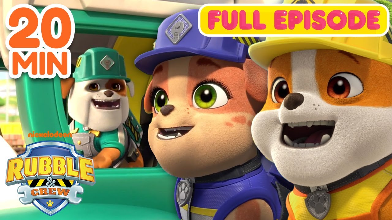 FULL EPISODES: Rubble Builds a Car Wash & Celebrates Grandpa's Day w/ Charger & Mix | Rubble & Crew