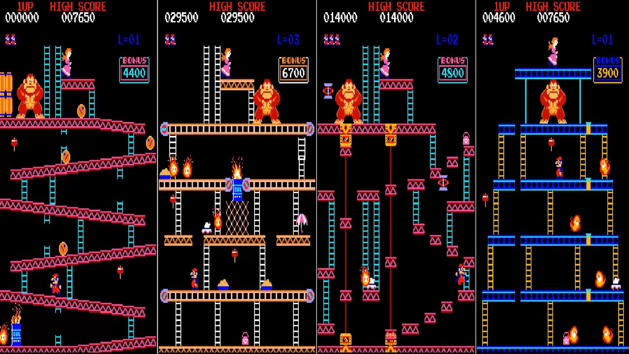 FULLSCREEN AMIGA UPDATE Donkey Kong 500 v1 1 CRAZY, ARCADE CONVERSION PORT JOTD INDIE RETRO NEWS EAB
