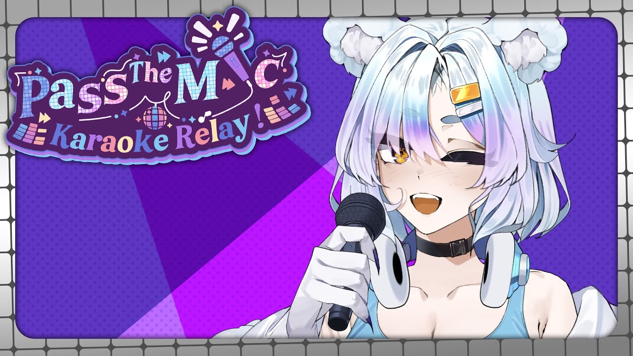 【Pass The Mic! 🎤 Karaoke Relay】 a drunk polar bear sings 【VAllure】