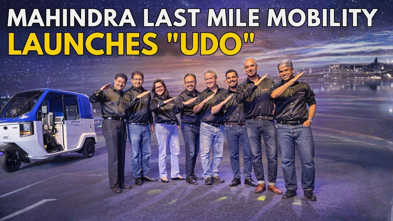 Mahindra UDO Launch Event | India’s First 'Auto-Plane' ⚡ 200km Range, Price & Features Revealed