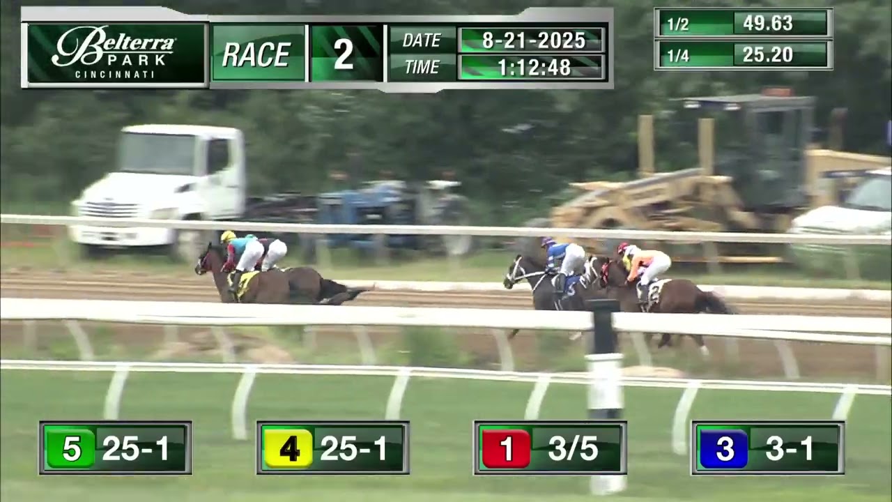 Race 2 on Thursday, Aug. 21, at Belterra Park under investigation