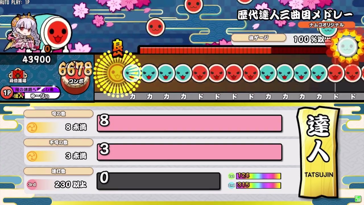 【創作譜面 / 創作段位道場】歴代達人メドレー2023バージョン【太鼓の達人】
