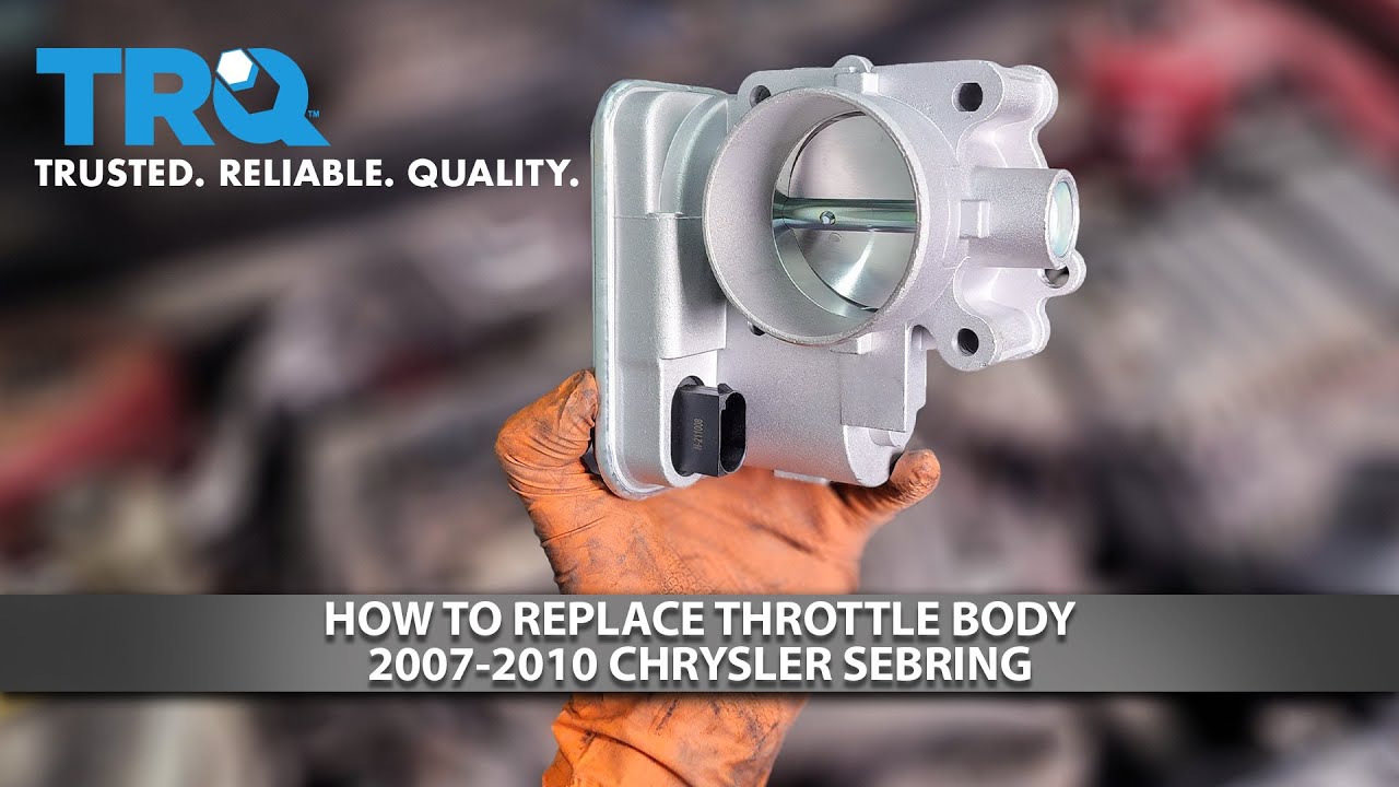 How to Replace Throttle Body 2007-2010 Chrysler Sebring