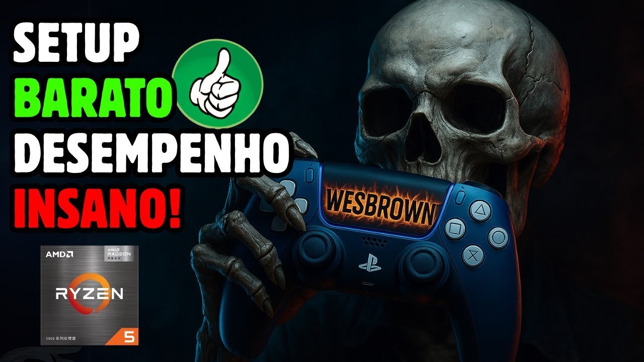 Mostrei meu PC gamer que roda Warzone SEM PLACA DE V&Iacute;DEO (Setup 2025)