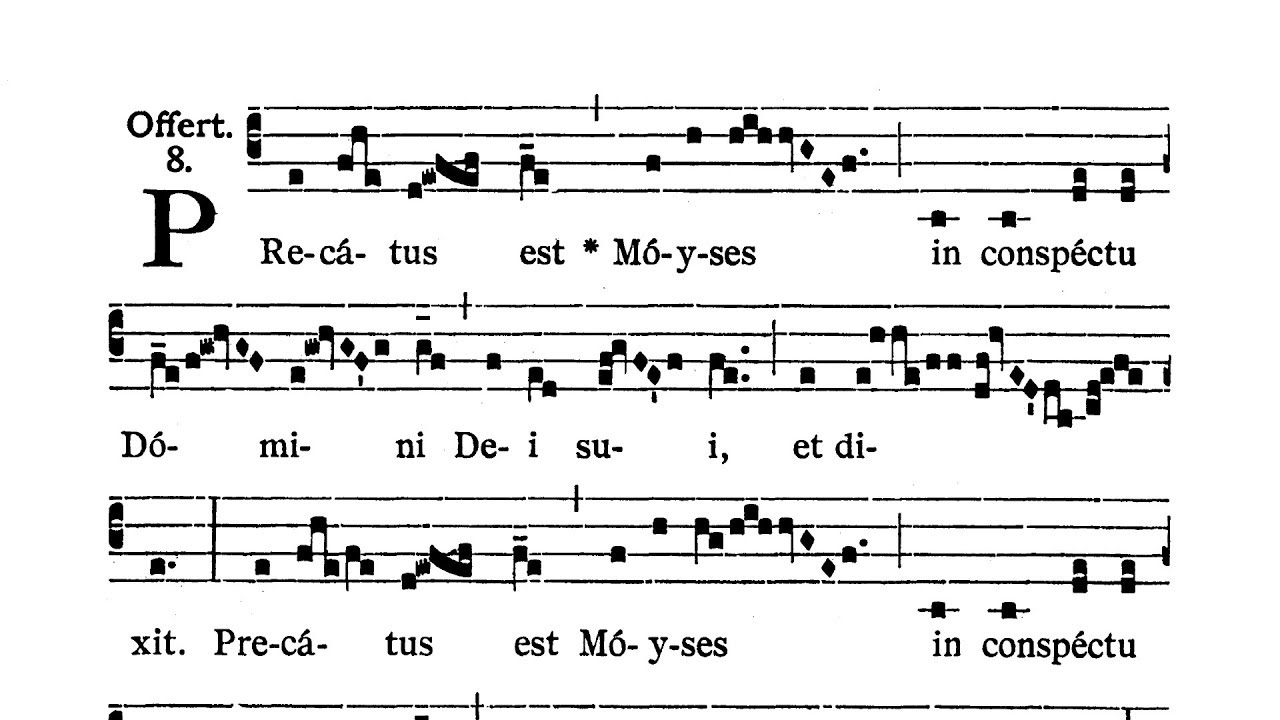 Dominica XII post Pentecosten (XII Niedziela po Zesłaniu Ducha Św.) - Offertorium (Precatus est)