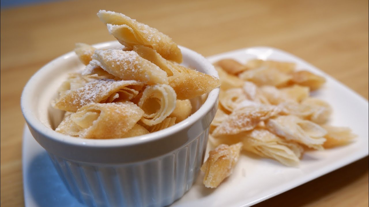 Crispy Sugar Popiah Roll | 香脆糖霜春卷皮 / 雪花飘飘 #新年年饼系列（4）
