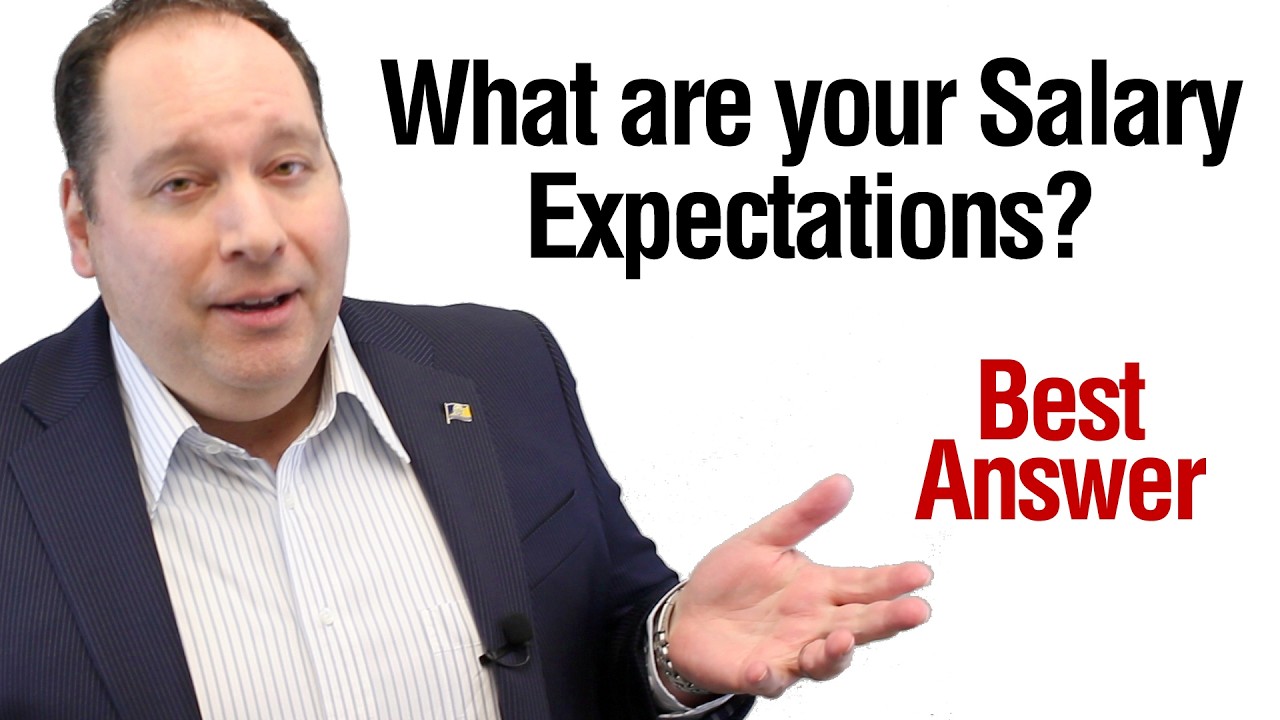 WHAT ARE YOUR SALARY EXPECTATIONS | Best Answer (from former CEO)