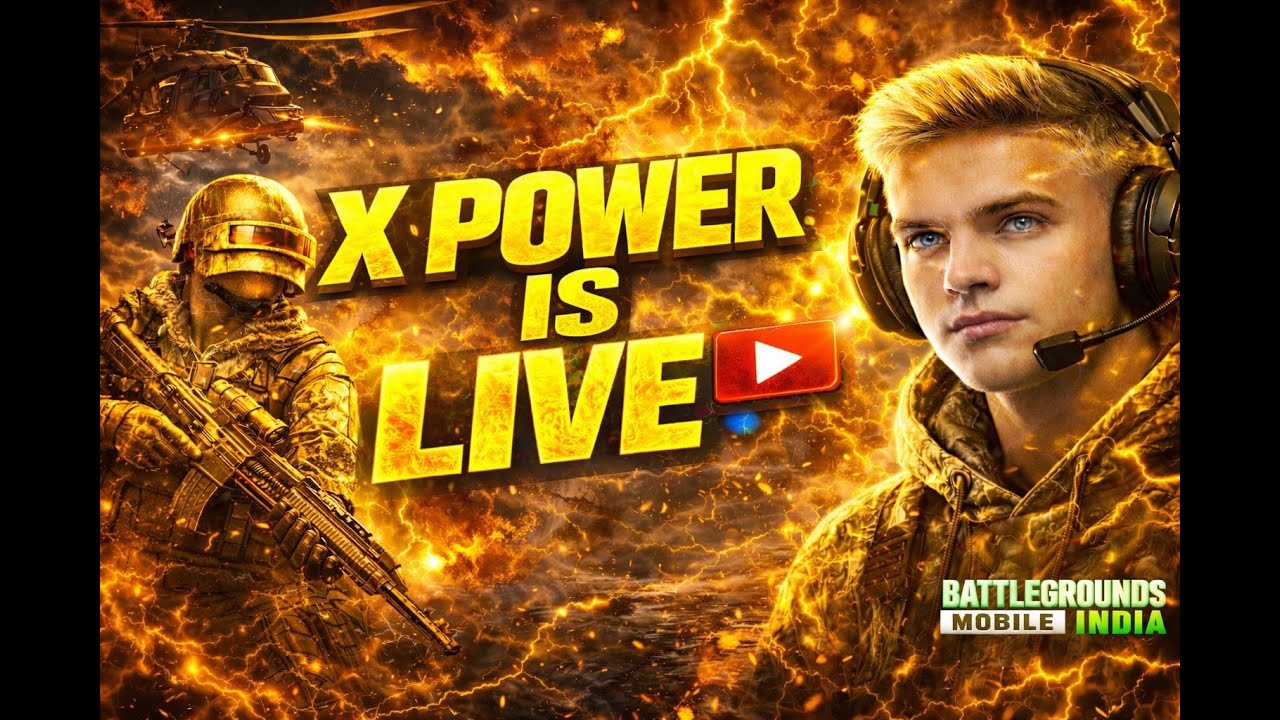 BGMI LIVE 🔴 X POWER Dominating the Lobby | High Kill Matches