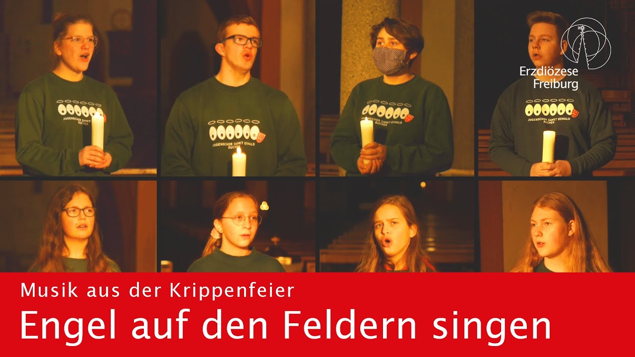 Engel auf den Feldern singen