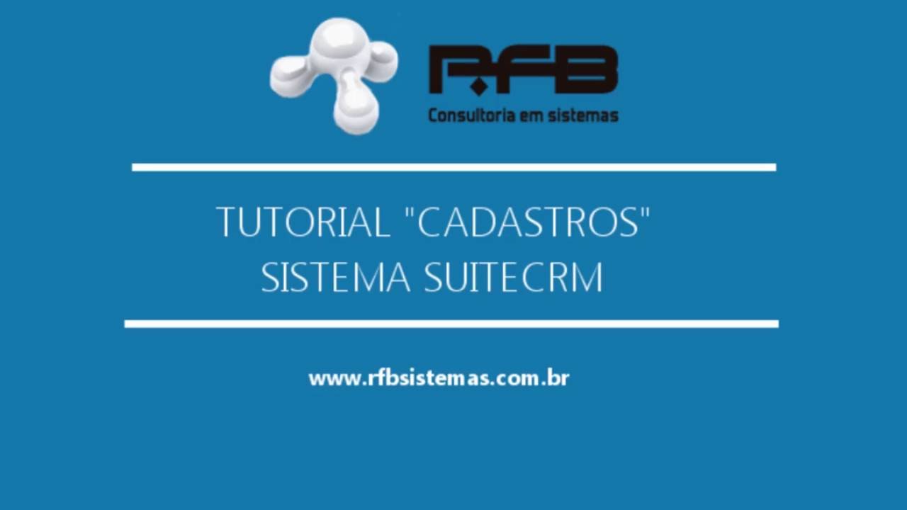 SuiteCRM - Cadastros