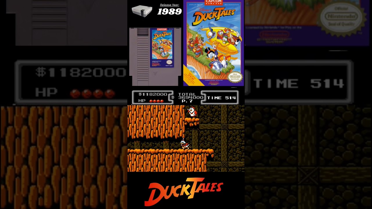 DuckTales NES Trailer #nes #ducktales #capcom #disney #nintendo