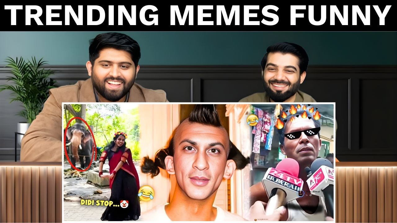 Pakistani Reaction On Funny Memes 😂 | हंसते-हंसते लोटपोट | Viral Meme Compilation🔥