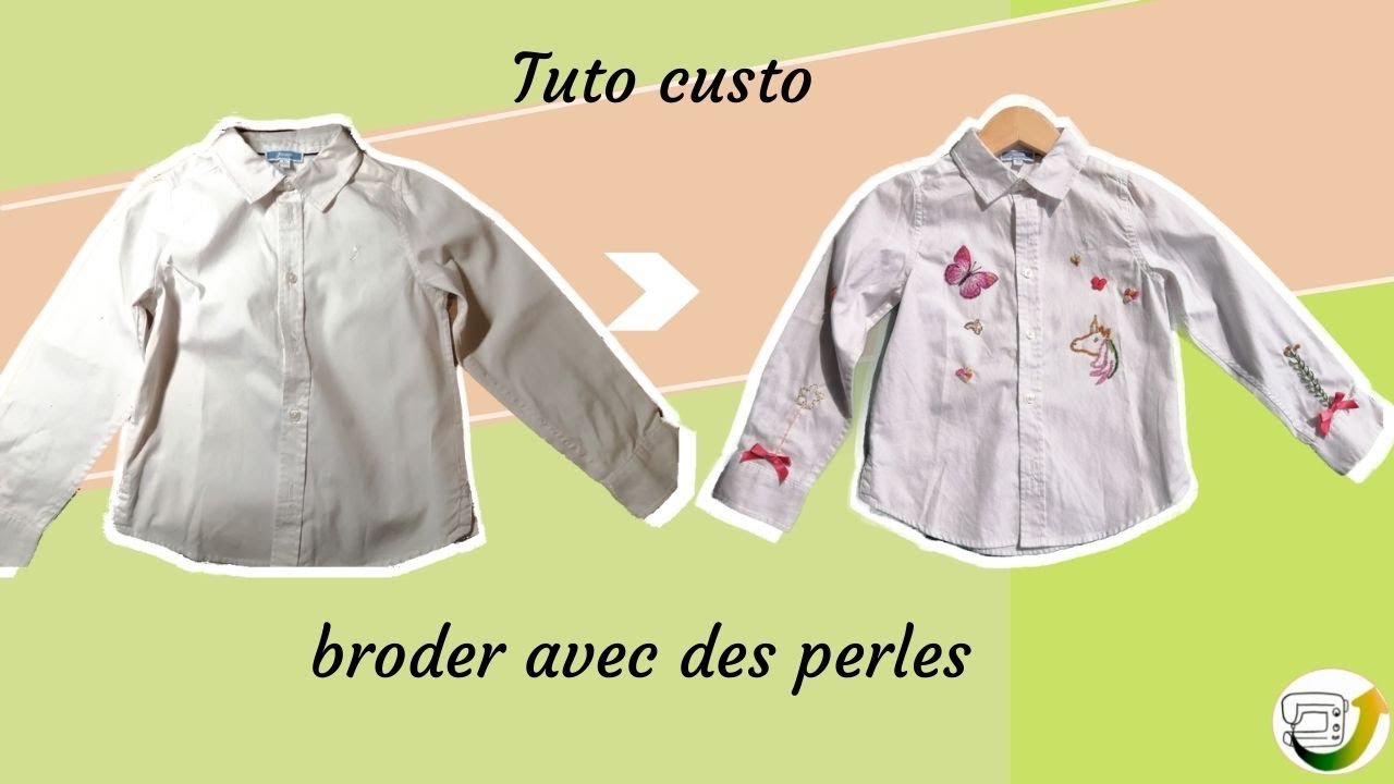 Tuto custom : débuter la broderie avec perles