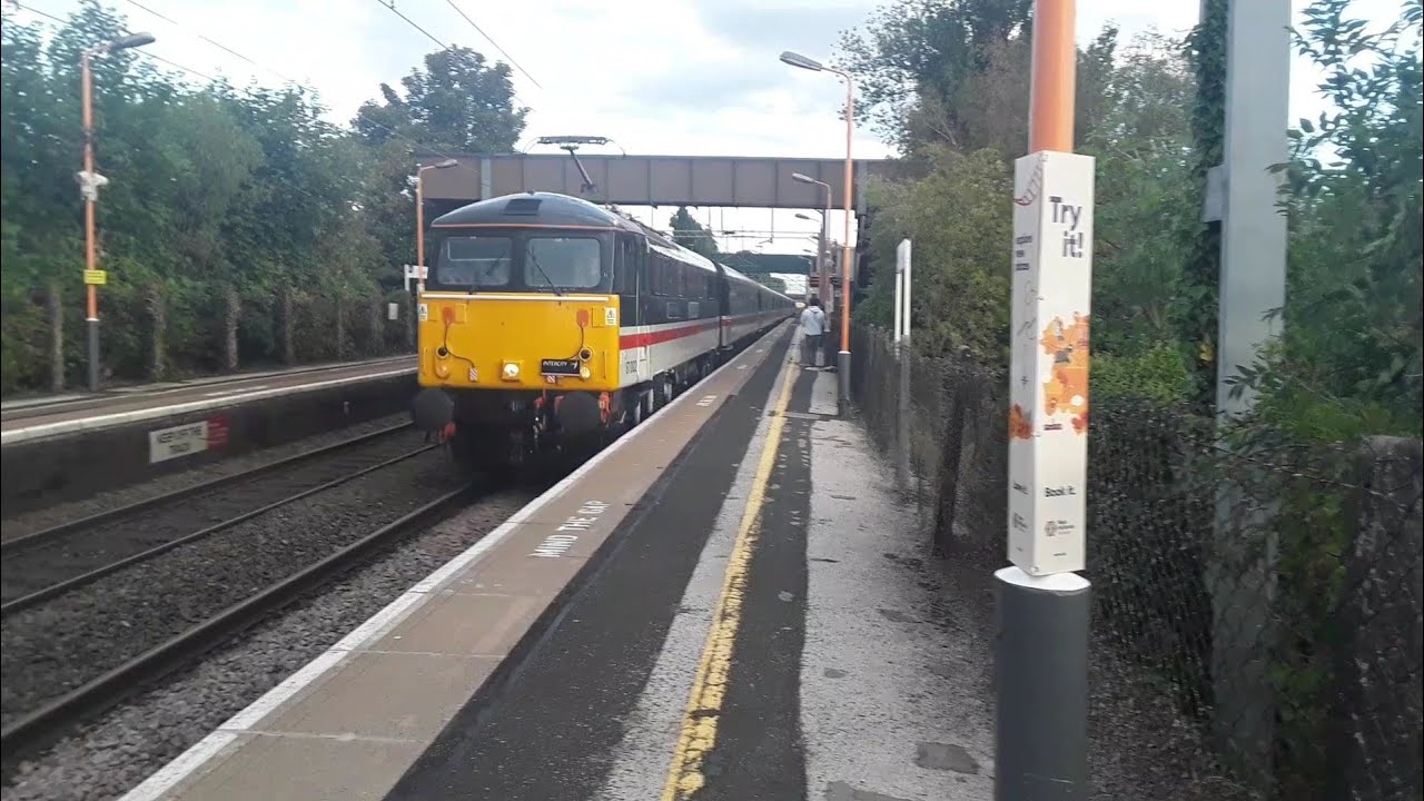 Trains and planes at Marston Green. WCML. 26/08/2022.