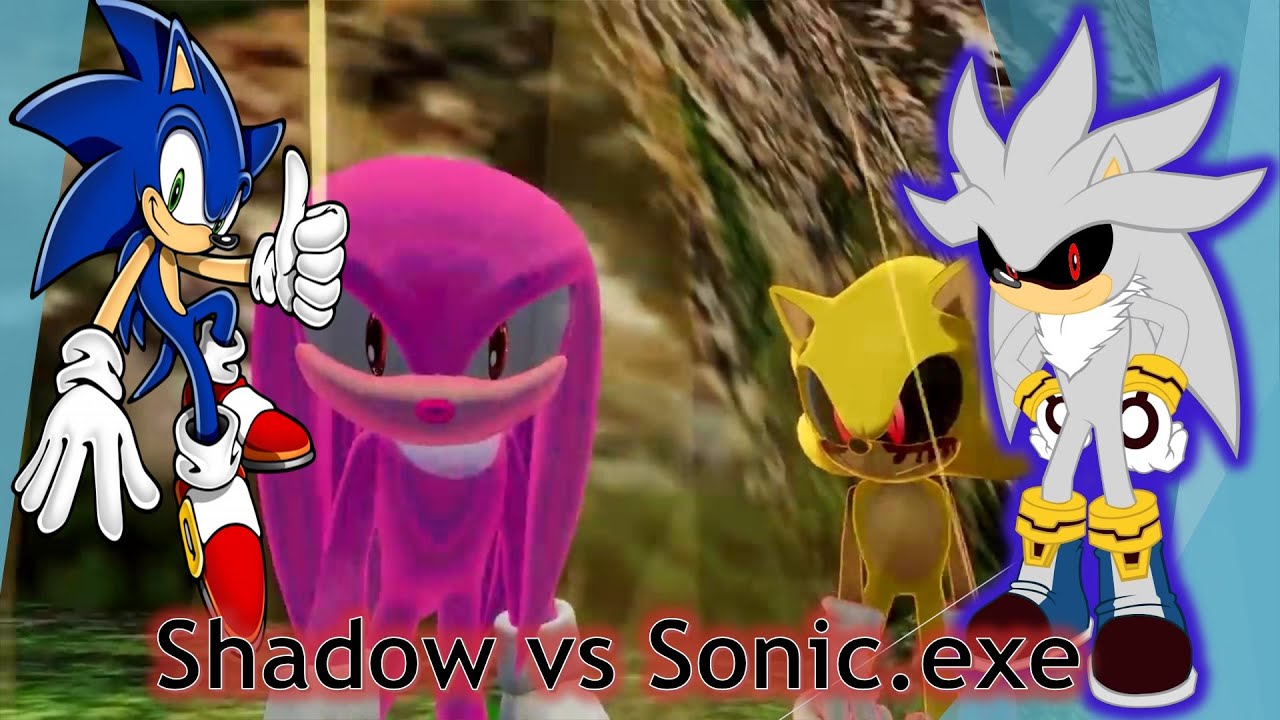 [Silver.exe и Modern Sonic] Реакция Shadow против Sonic.exe (VRChat)