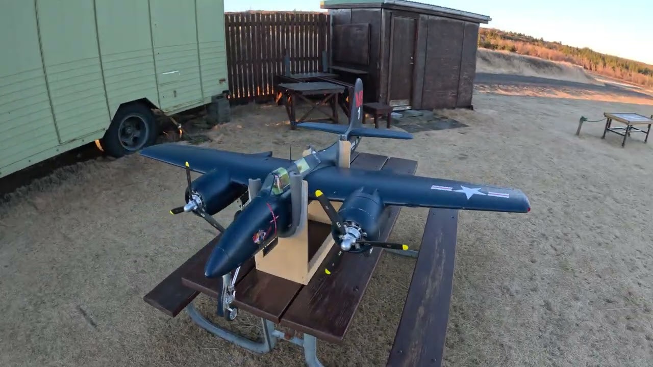 Arnarvöllur 20.02.2026. FMS Tigercat  F7F  1700mm