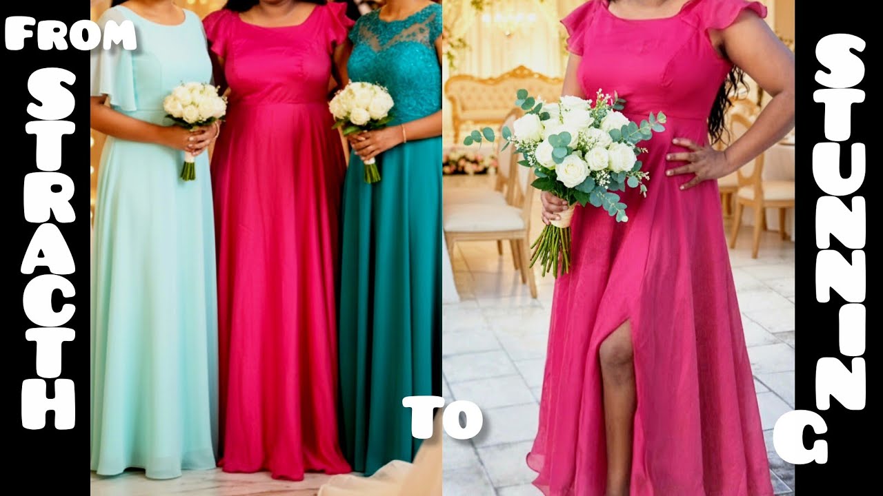 How to Make a Bridesmaid Dress From Scratch | Step-by-Step Tutorial