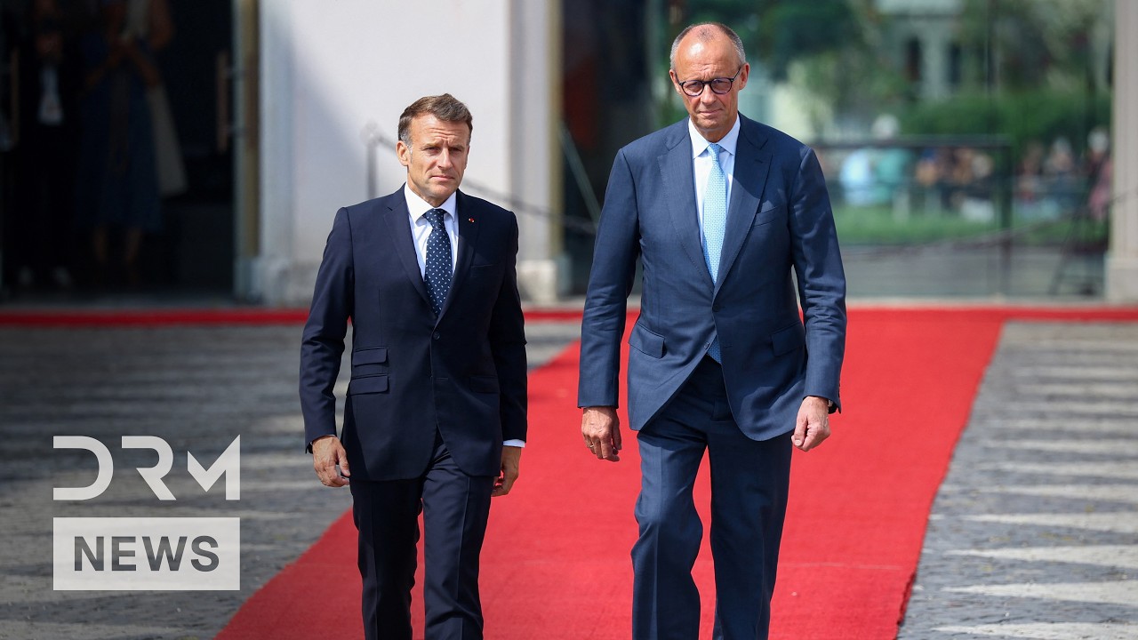 FULL GUARD OF HONOUR: Macron Receives Grand Welcome in Germany as Merz Hosts Bilateral Meeting |AC1B