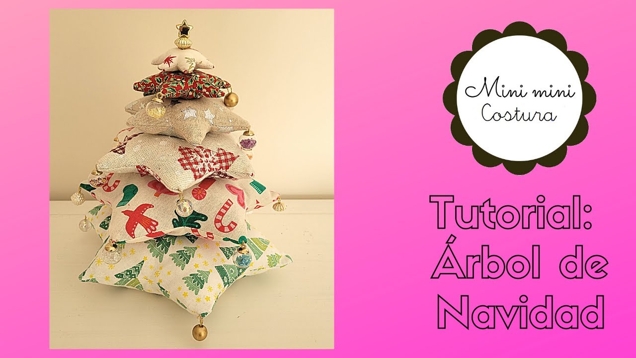TUTORIAL: ÁRBOL DE NAVIDAD DE TELA/ #DECORACION DE #navidad