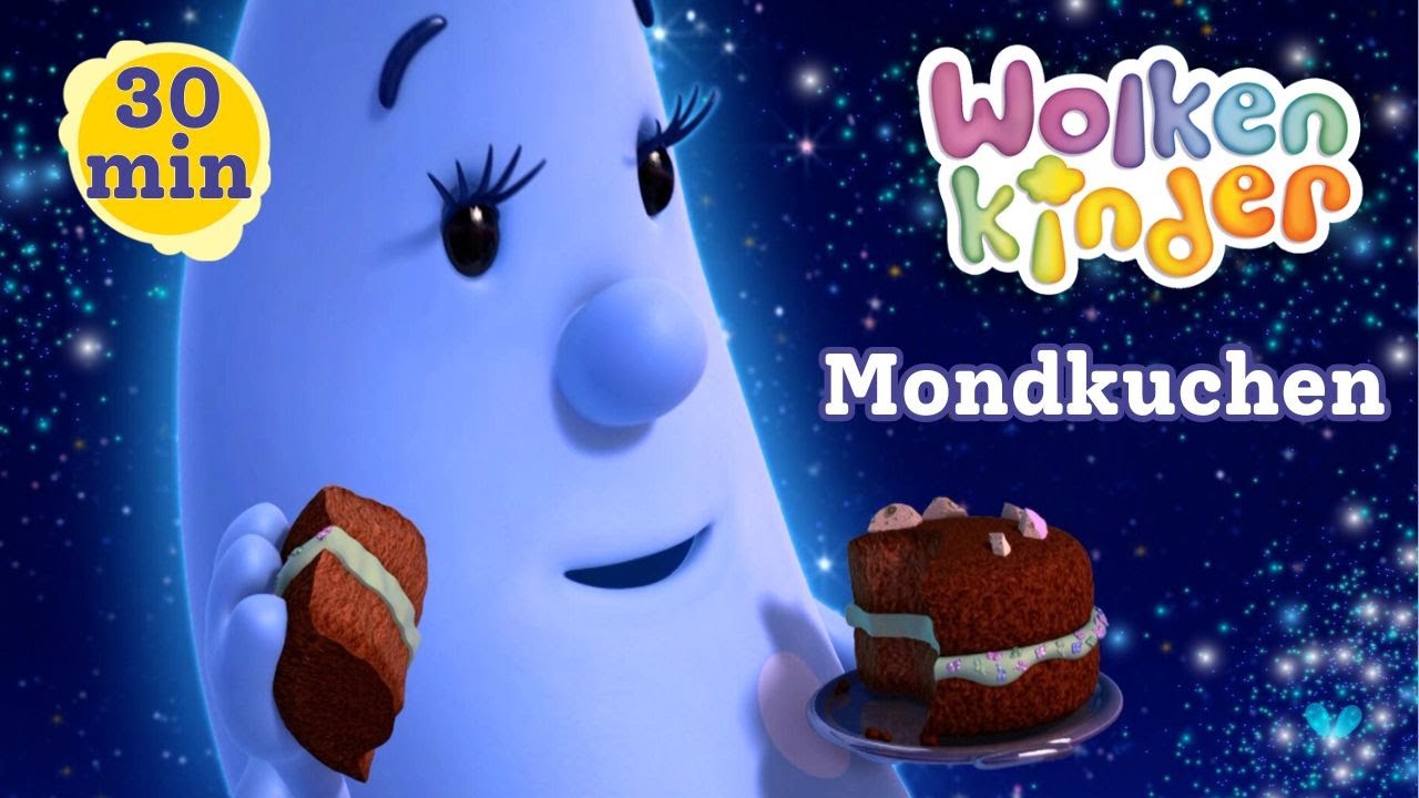 Mittherbstfest 🌝🍰 Einen Mondkuchen backen! Mond-Clip-Zusammenstellung | Wolkenkinder