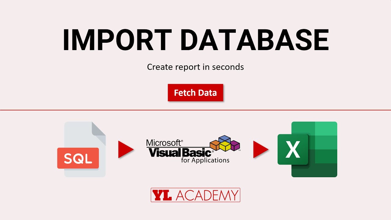 Import Data from SQL Server to Excel | Create a report in seconds