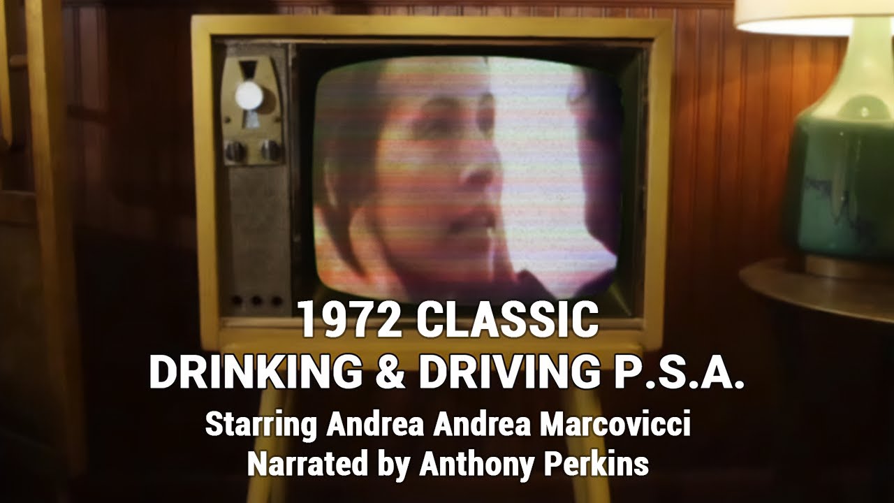 70's Classic Drinking & Driving PSA with Andrea Marcovicci