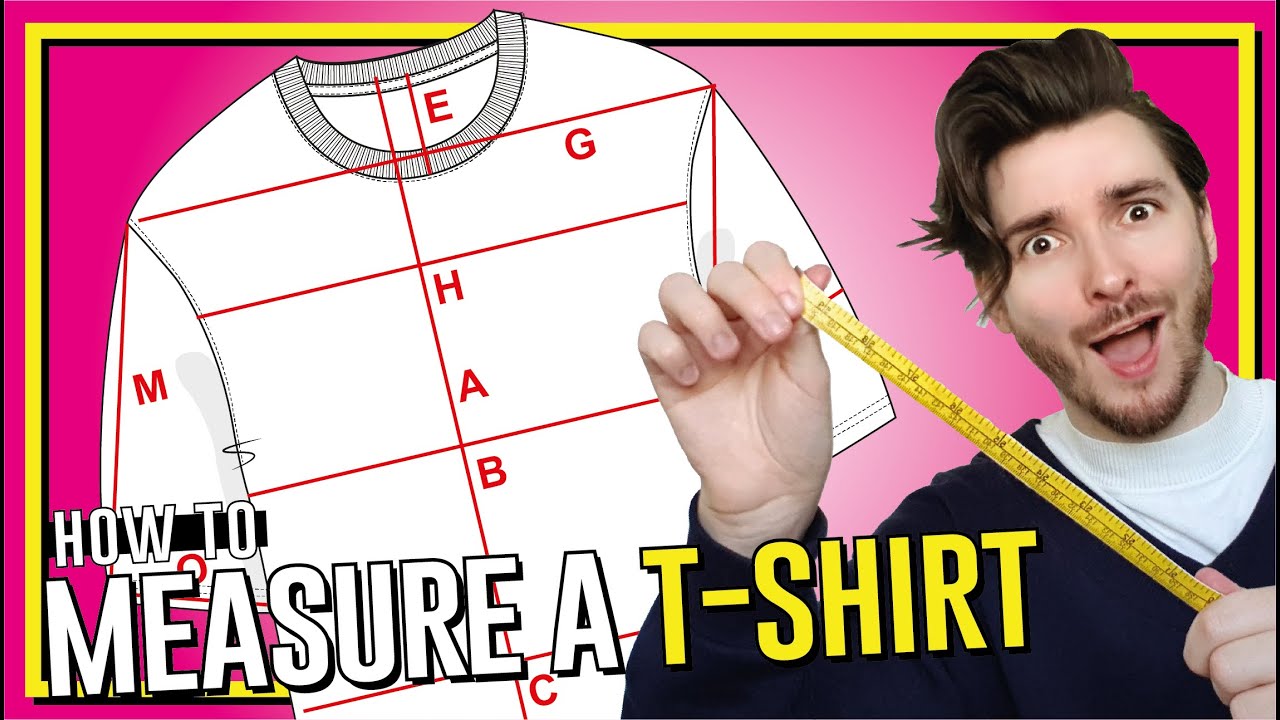 How to measure a t shirt // The best way to measure garment for fashion design. (beginners guide)