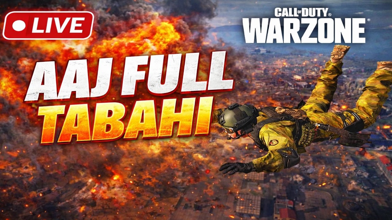 Aaj Full Tabahi | COD Warzone Live #cod #callofduty #callofdutycoldwarzombies