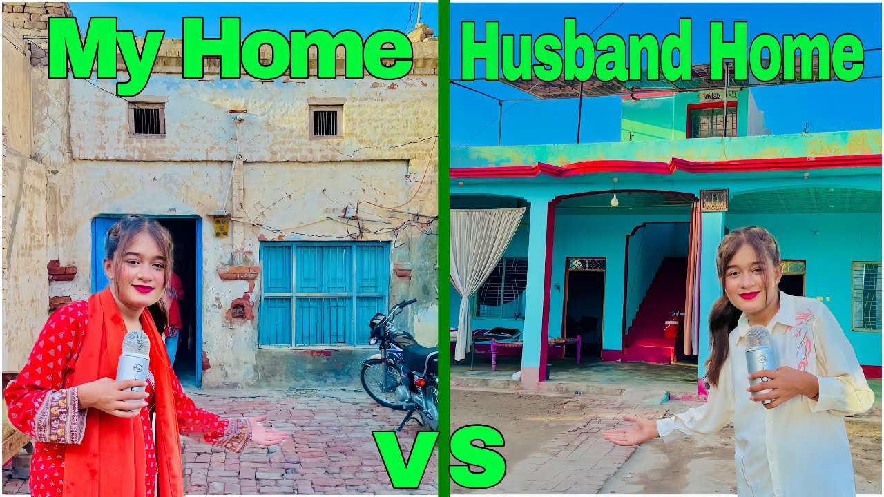 ASMR MY HOUSE VS My HUSBAND HOUSE 🏠 