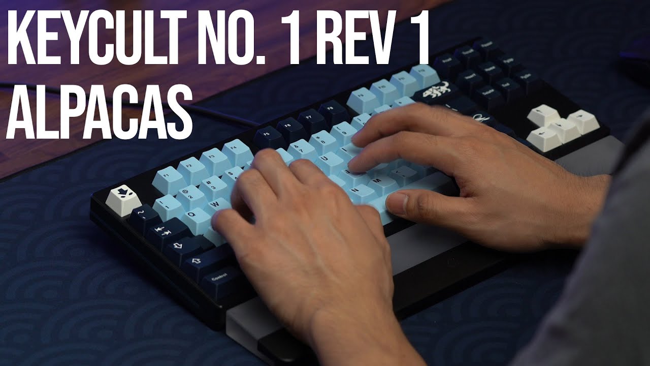 Keycult No.1 Rev. 1 with Lubed and Filmed Alpacas Typing Sounds
