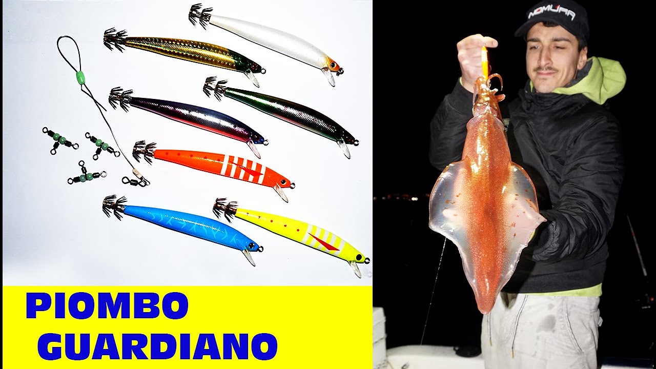 TRAINA AI CALAMARI TUTORIAL con la tecnica del piombo guardiano