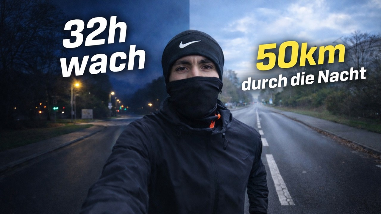 50km durch die Nacht (32h wach)