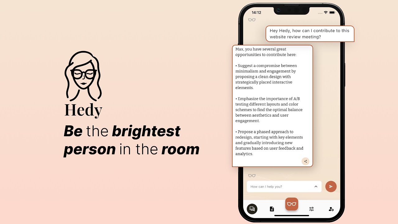 Hedy AI - Your Real-Time Intelligence Amplifier