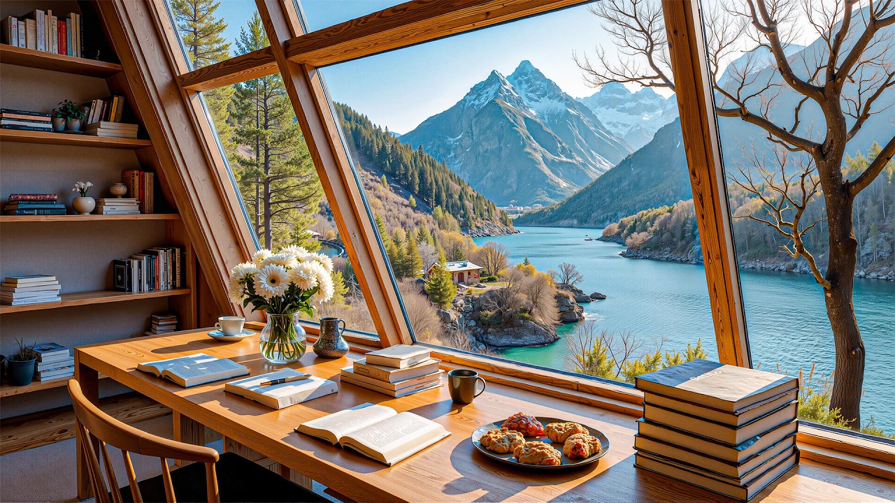 Morning Jazz Sounds In Lakeside Cabin - Mellow Jazz Rhythms For Invigorating Energy