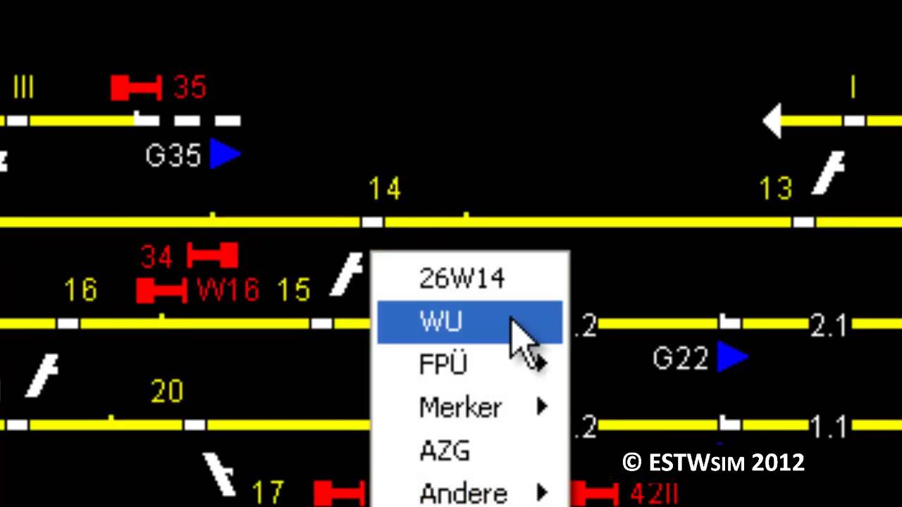 ESTWsim - Video-Anleitung Weiche (Anzeige)