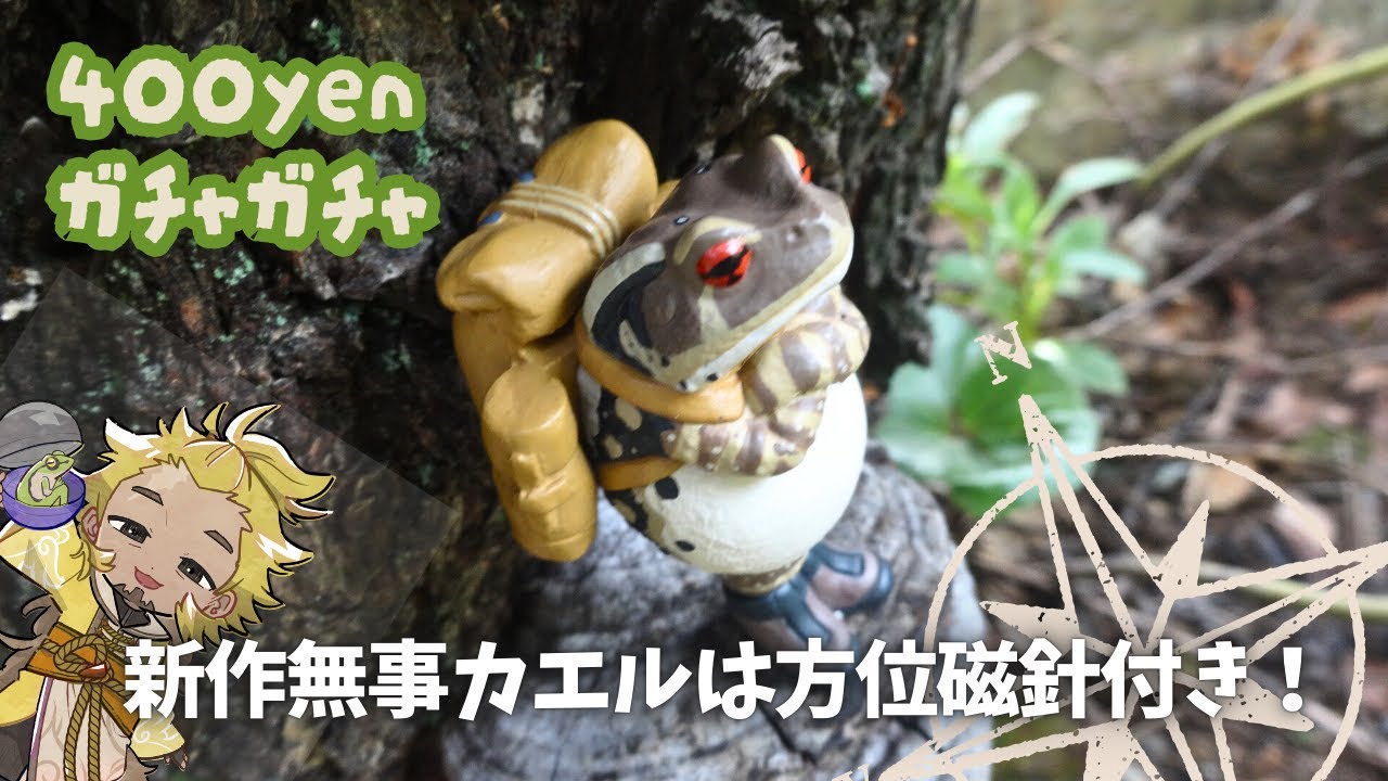 【400円ガチャ】”新種”無事カエルフルコンプ！これはお値段以上！！【ヒキガエル】frog figure Gachapon Japan review