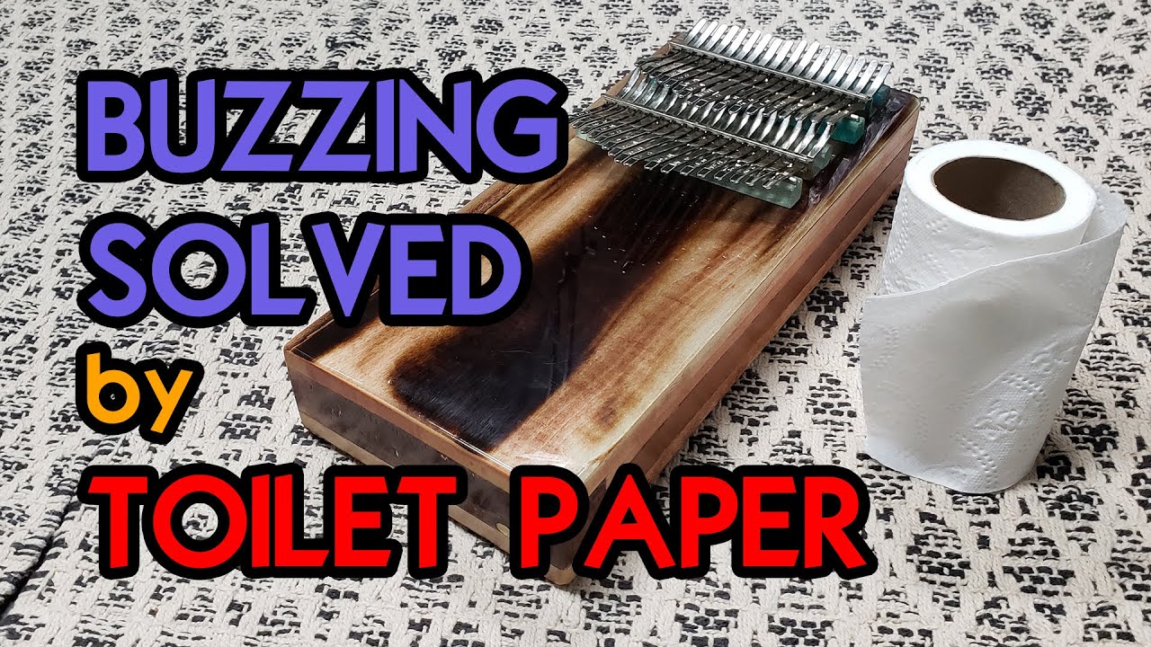 Fix Kalimba Buzzing in a minute with a TOILET PAPER? 휴지로 칼림바 버징 고치기? [미스터 칼림바]
