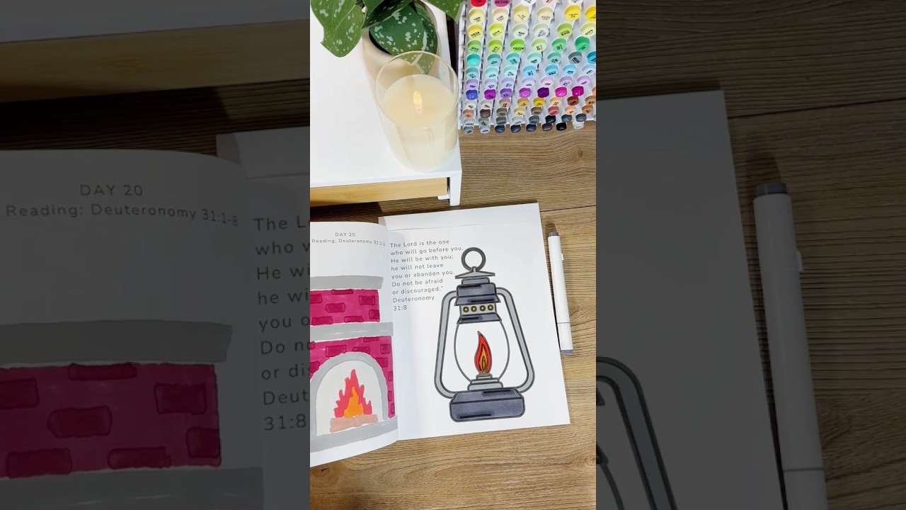 Relaxing asmr coloring and Bible reading ❤️Quiet Waters Studio is on Amazon and Etsy