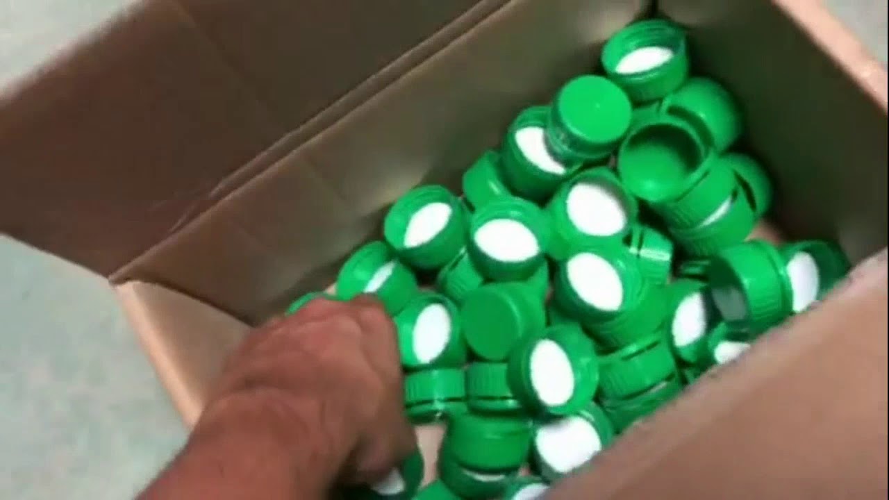 Automatic dual head caps wadding lining equipment