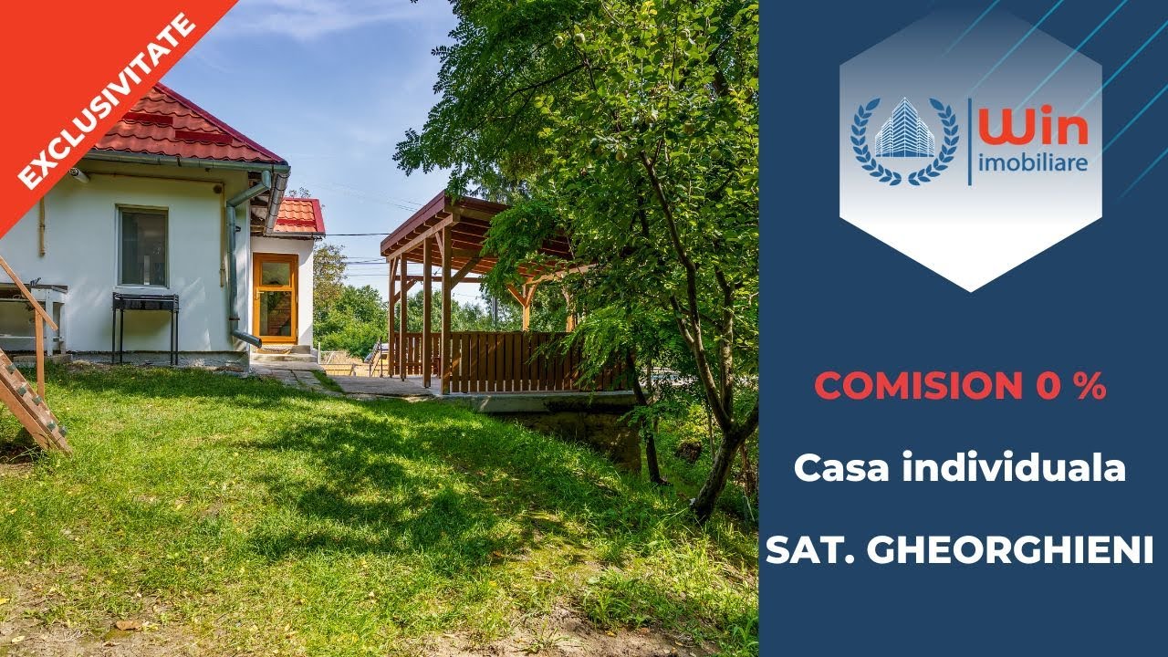 Comision 0% Casa individuala 3 camere | Teren 274mp | Sat Gheorghieni!