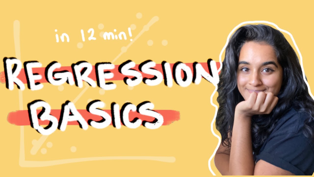 REGRESSION BASICS IN 12 MIN // stats in a few