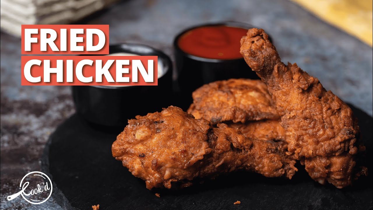 Fried Chicken Recipe | Indian Style Crispy KFC Fried Chicken | Cookd