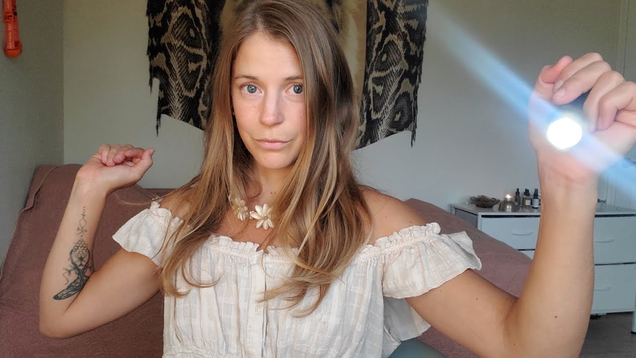trigger assortment (light therapy, fabric sounds, tapping) ASMR