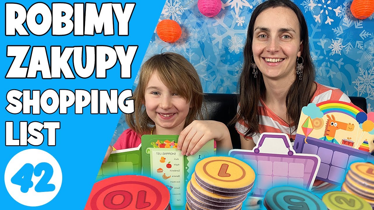 UCZYMY SIĘ LICZYĆ - SHOPPING LIST Gra edukacyjna dla dzieci | Idealna Mama