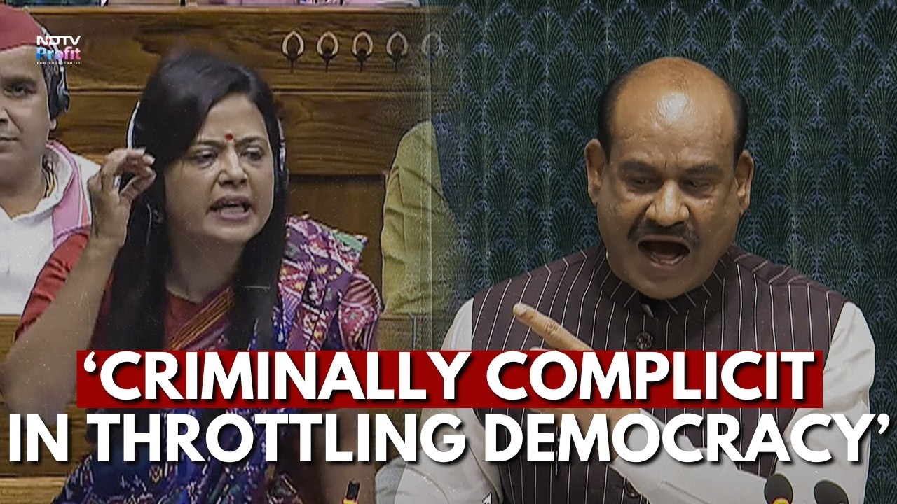 Mahua Moitra’s Fiery Speech In Lok Sabha Over No Confidence Motion Against Speaker Om Birla