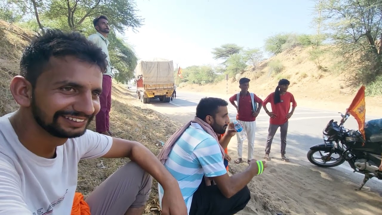 सालासर पैदल यात्रा पहला दिन @Sandy khod vlog