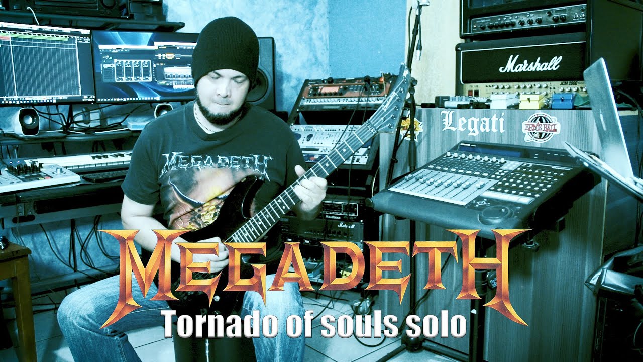 Megadeth Tornado of Souls Guitar Solo Cover by Edgar Hira