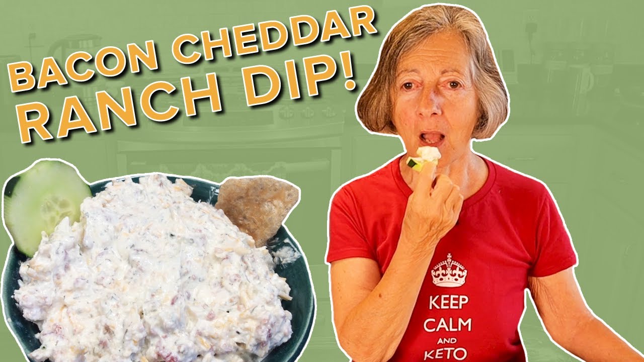 Bacon Cheddar Ranch Dip - Clean Keto and Oh So Good!