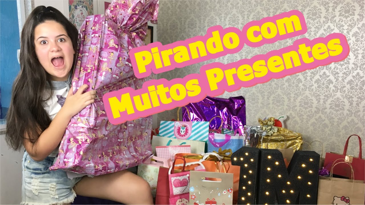 ABRINDO TODOS OS MEUS PRESENTES!